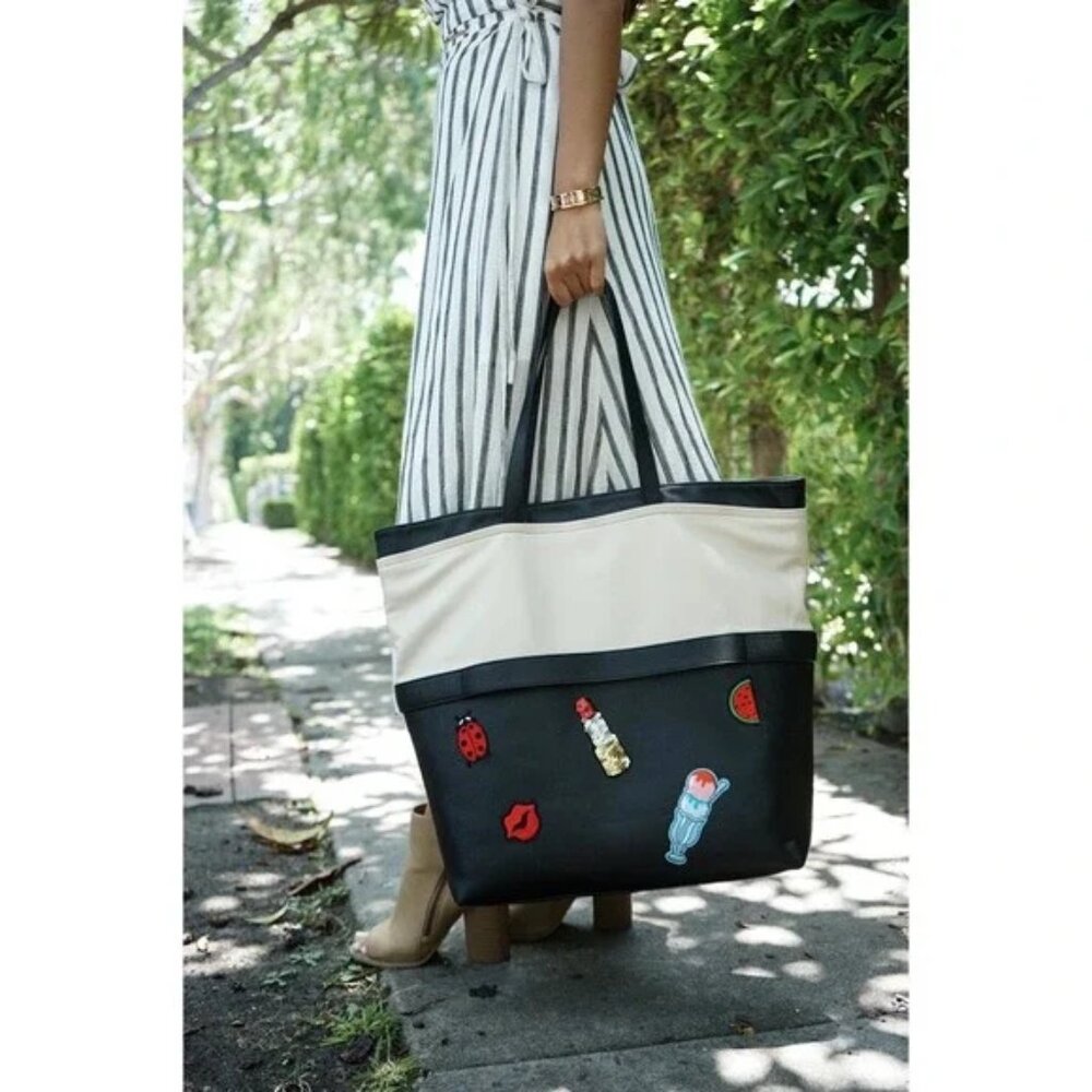 Thale Blanc Convertible Leather Tote